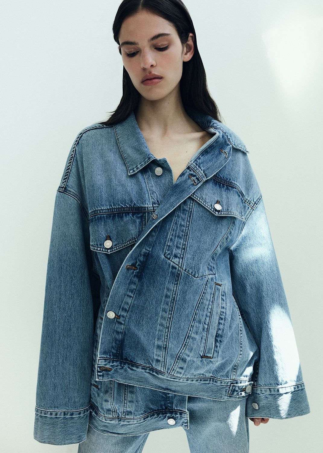 Denim Agolde Reworked Wayne Jacket Femme Clarity | XWZVF-4769