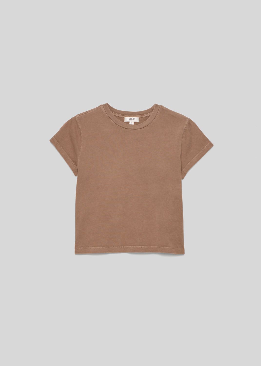 Hauts Agolde Adine Shrunken Tee Femme Kiln | OZTGA-7254