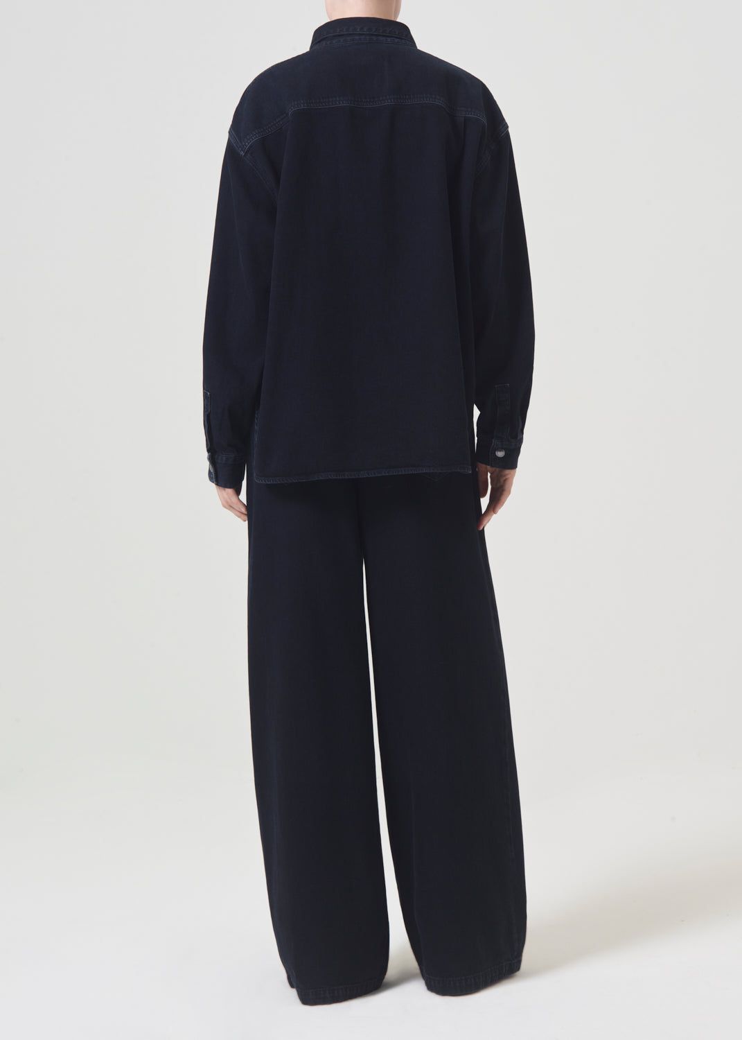 Hauts Agolde Aiden High Low Shirt Femme Dispute | SFVLA-9176
