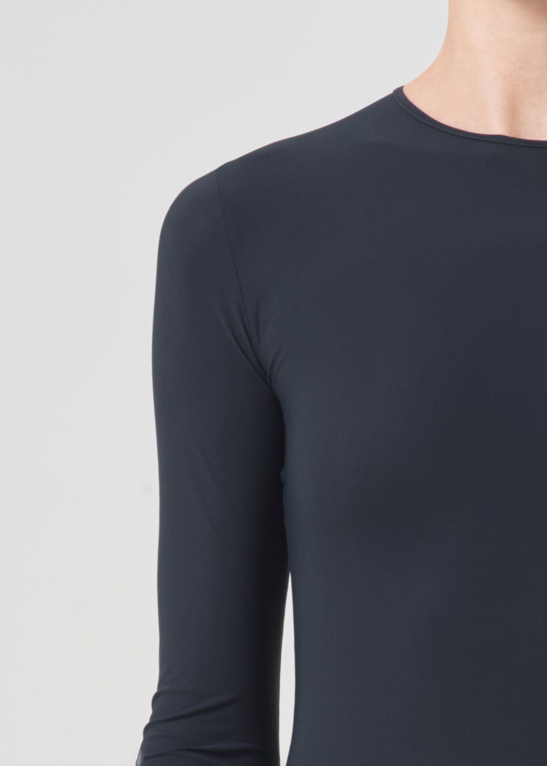 Hauts Agolde Aura Long Sleeve Bodysuit Femme Grise | AVNBP-6074