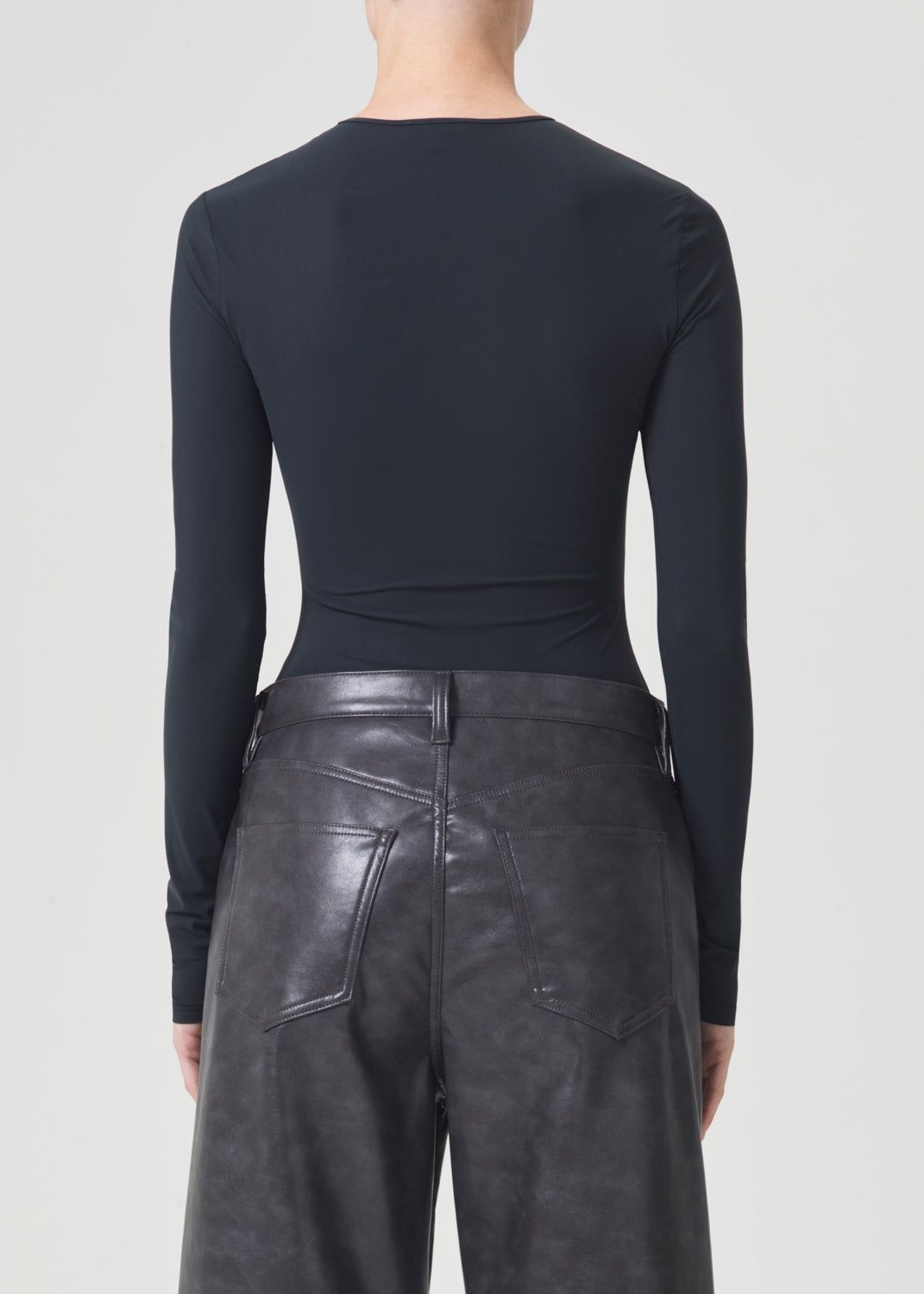 Hauts Agolde Aura Long Sleeve Bodysuit Femme Potion | ADYUF-7592