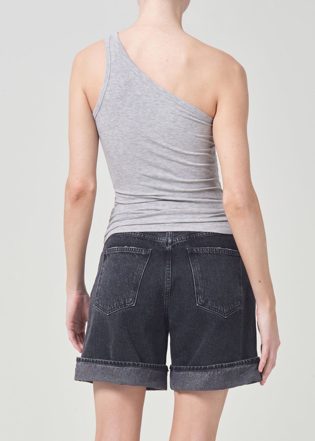 Hauts Agolde Brita Tank Femme Grise | PRWQJ-0641