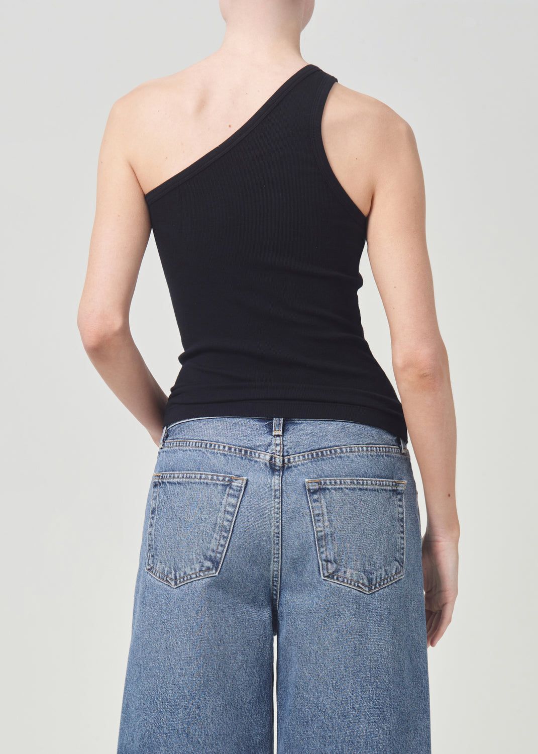 Hauts Agolde Brita Tank Femme Noir | UFMOP-3802