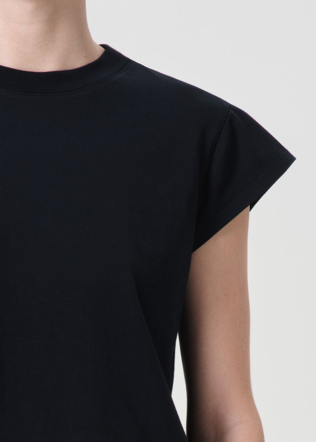 Hauts Agolde Bryce Tee Femme Storm | BWXSC-0196