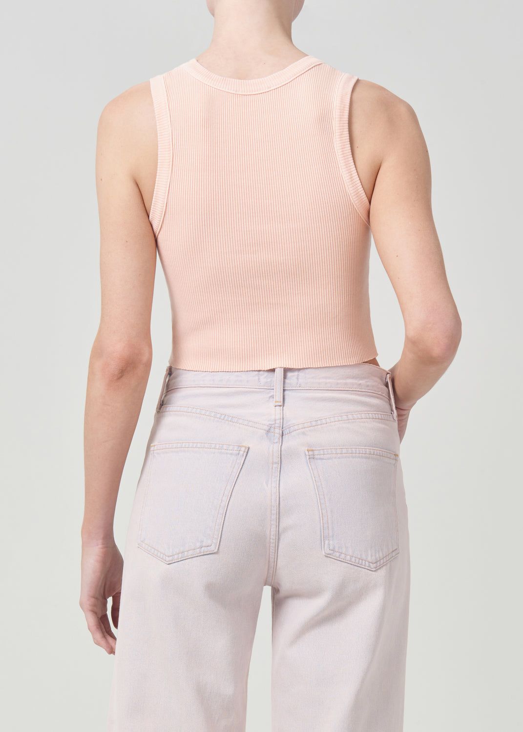 Hauts Agolde Cropped Poppy Tank Femme Sprinkle | GOAFL-7812