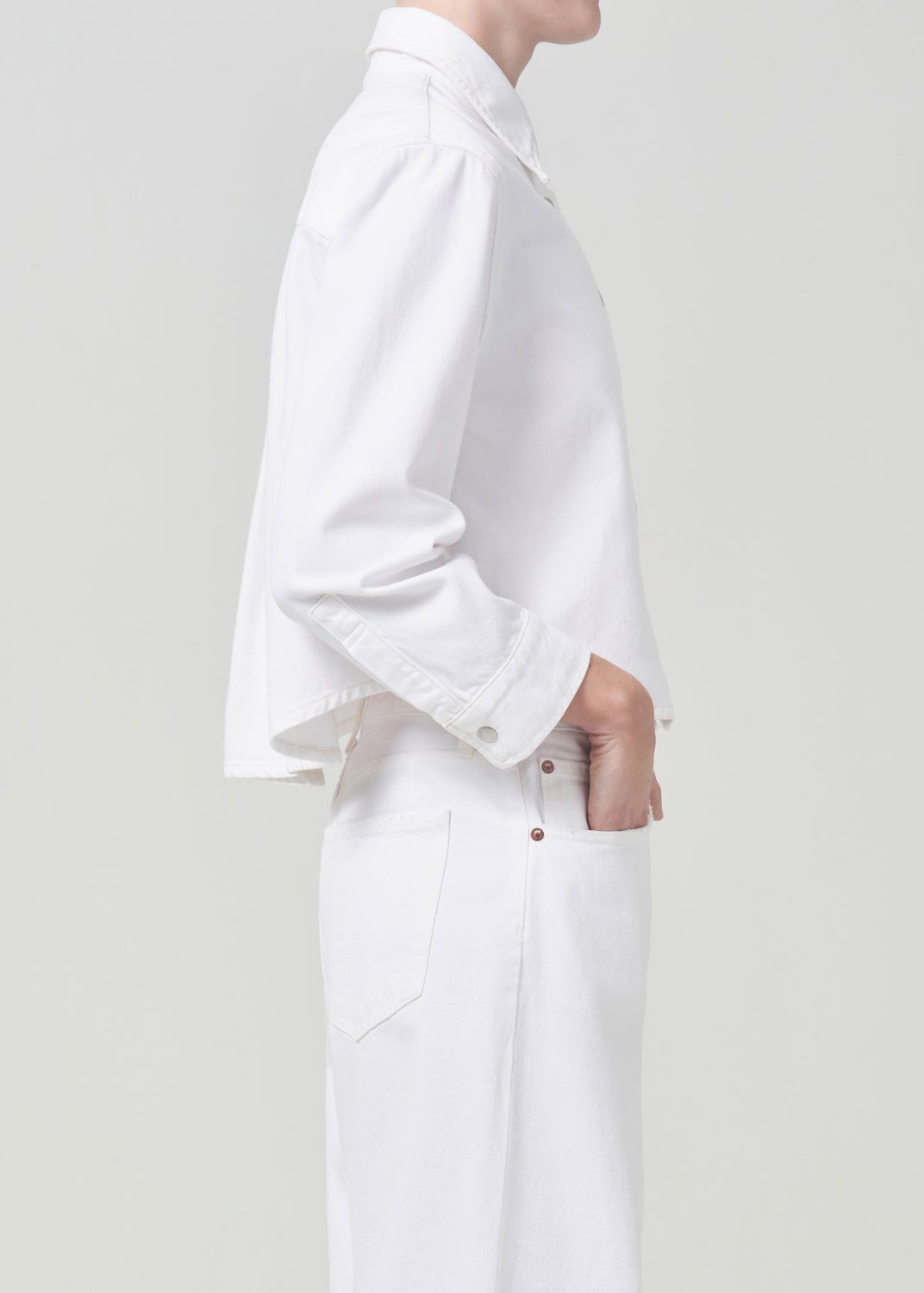 Hauts Agolde Dagmar Shirt Femme Milkshake | RUOKA-4570