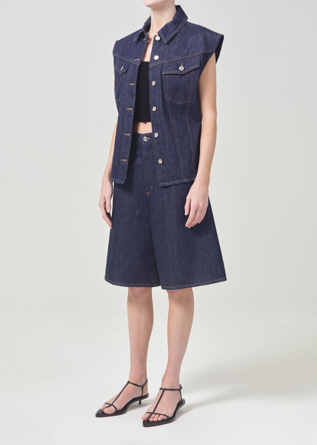 Hauts Agolde Evan Shirt Femme Pure | SBVRC-9241