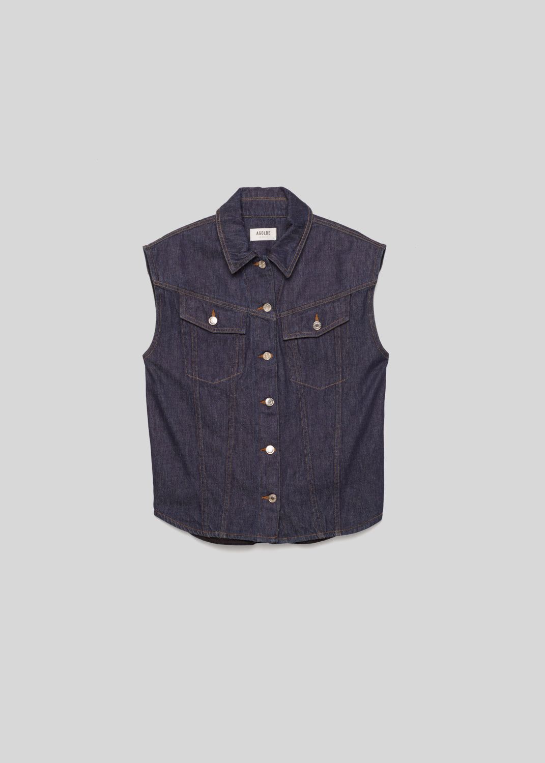 Hauts Agolde Evan Shirt Femme Pure | SBVRC-9241