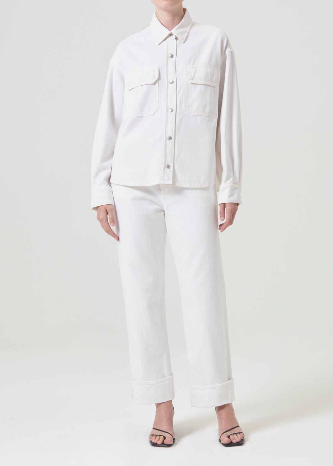 Hauts Agolde Gwen Slice Shirt Femme Fortune Cookie | FTIZV-4689
