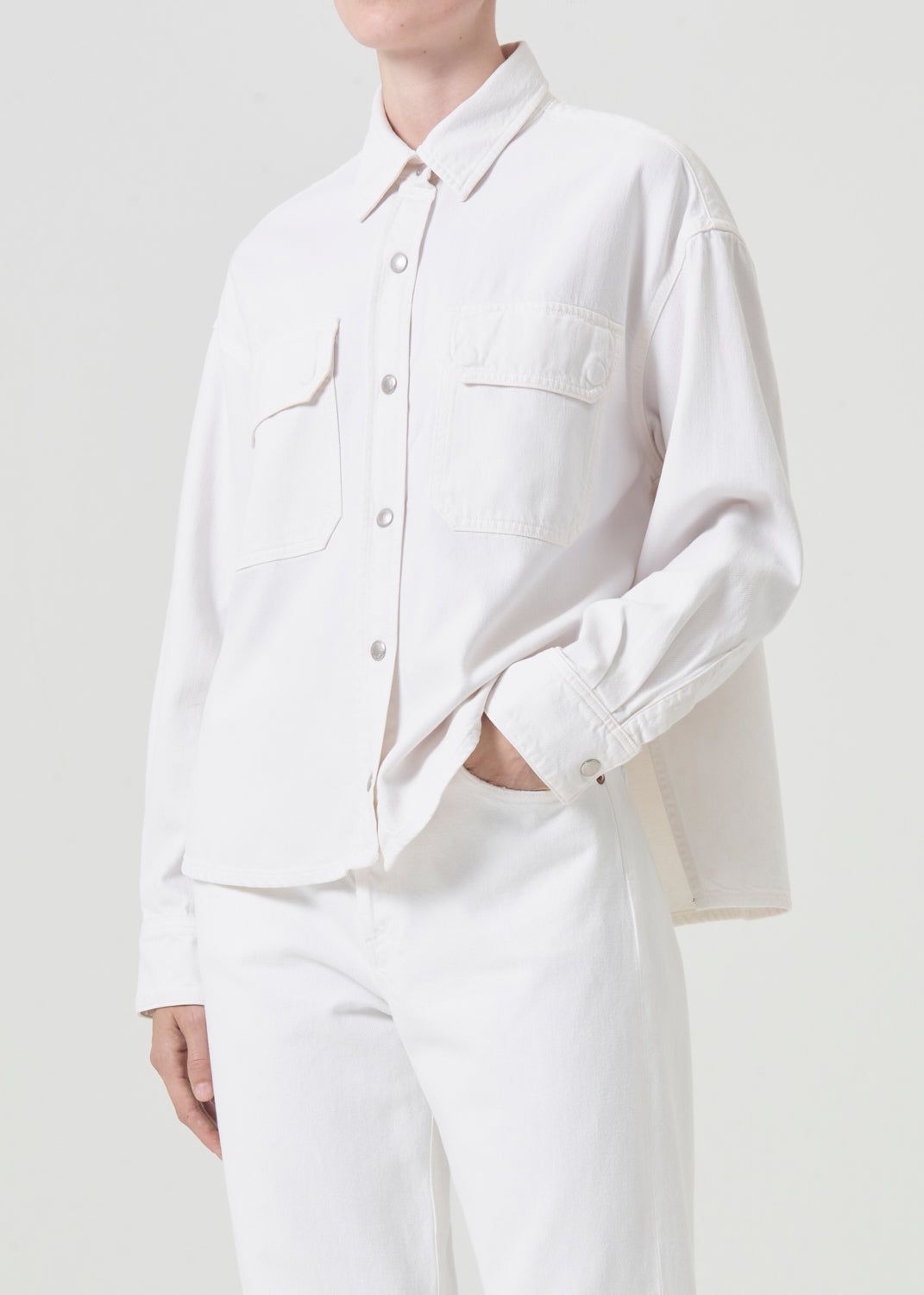 Hauts Agolde Gwen Slice Shirt Femme Fortune Cookie | FTIZV-4689