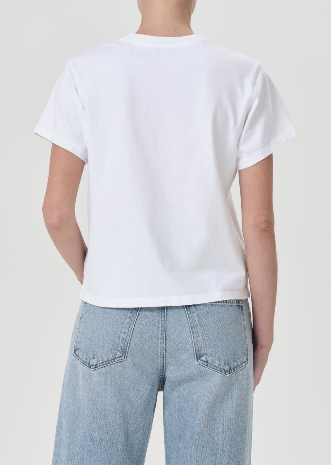 Hauts Agolde Jones T-Shirt Femme Blanche | BVGWC-4820