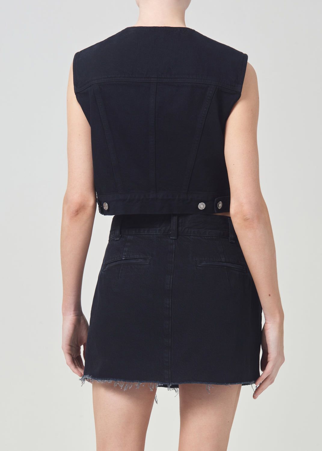 Hauts Agolde Leo Vest Femme Smudge | EDOKX-7038
