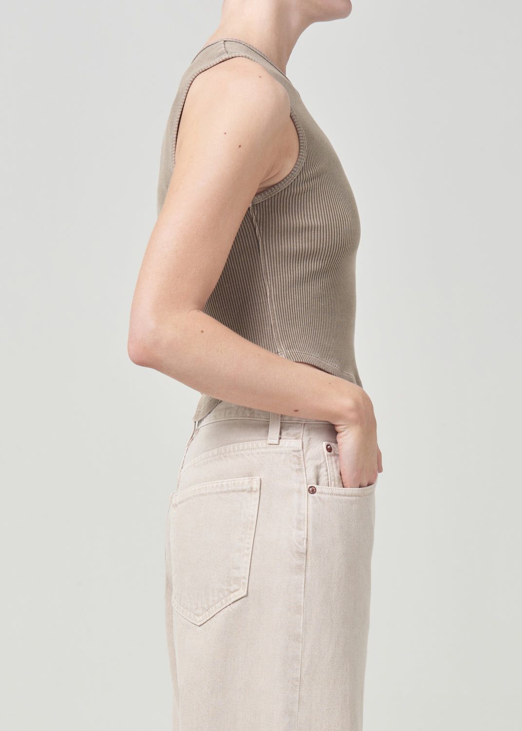 Hauts Agolde Nova Tank Femme Trail | BMDGP-9416