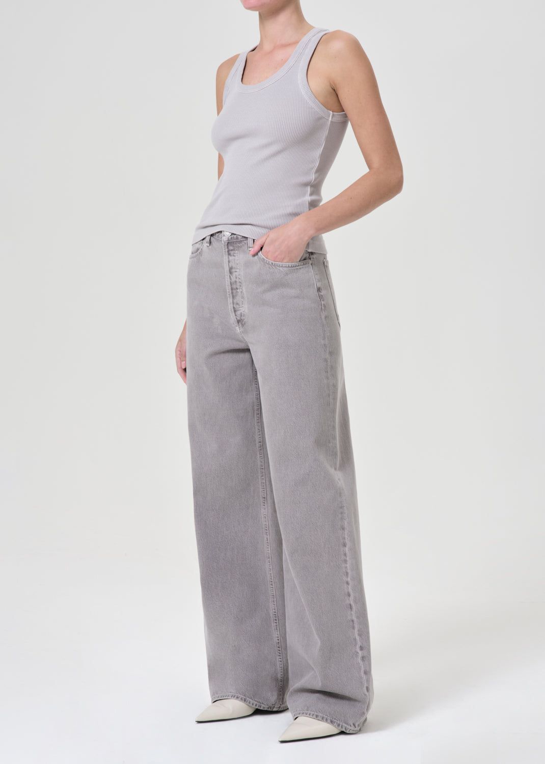 Hauts Agolde Poppy Tank Femme Flake | HVMCE-4830