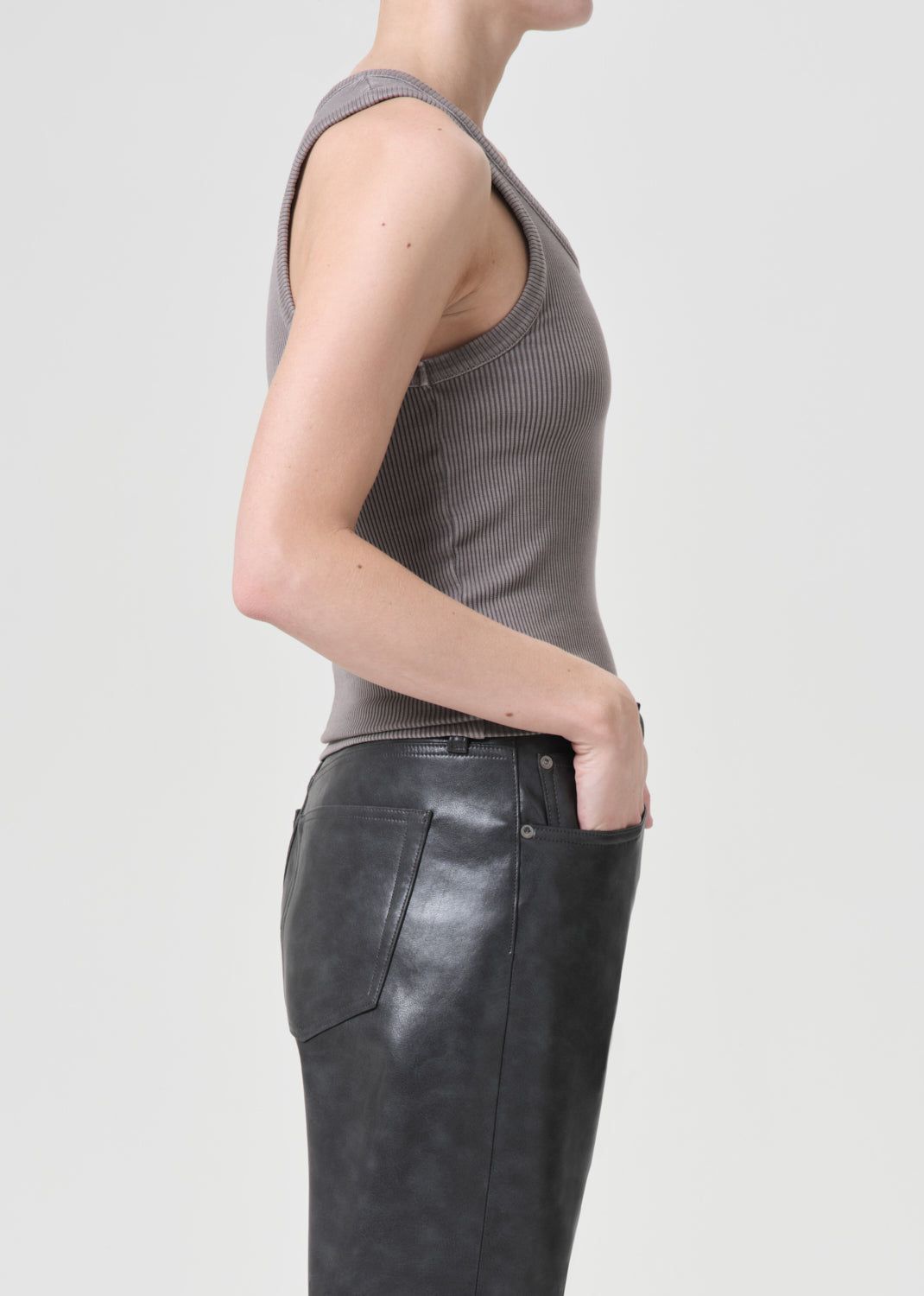 Hauts Agolde Poppy Tank Femme Shaker | KMDWS-8476