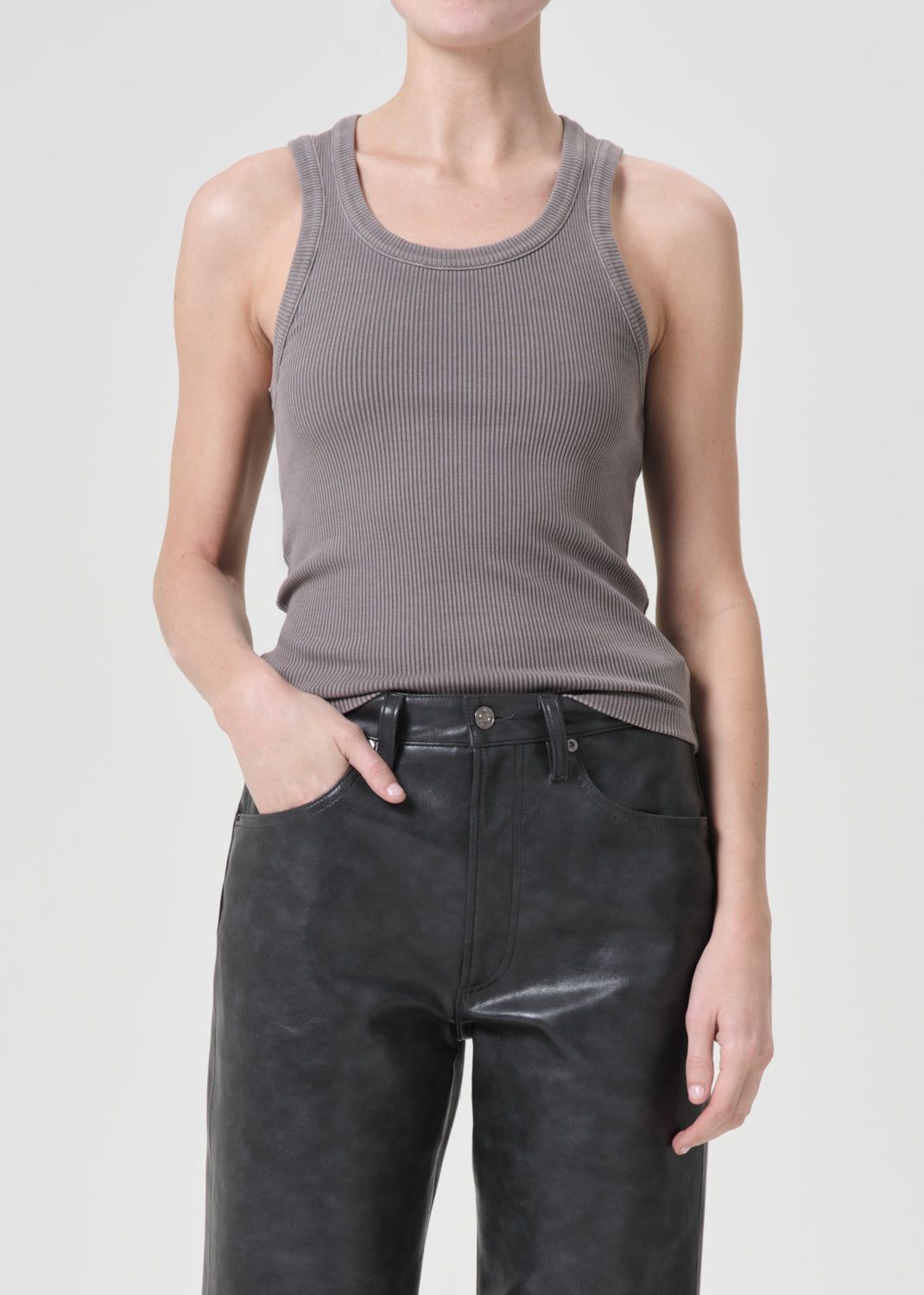 Hauts Agolde Poppy Tank Femme Shaker | KMDWS-8476