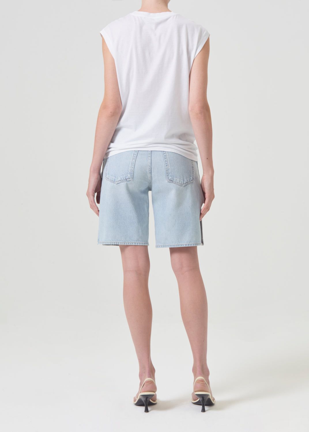 Hauts Agolde Raya Muscle Tee Femme Blanche | TKUFV-9832