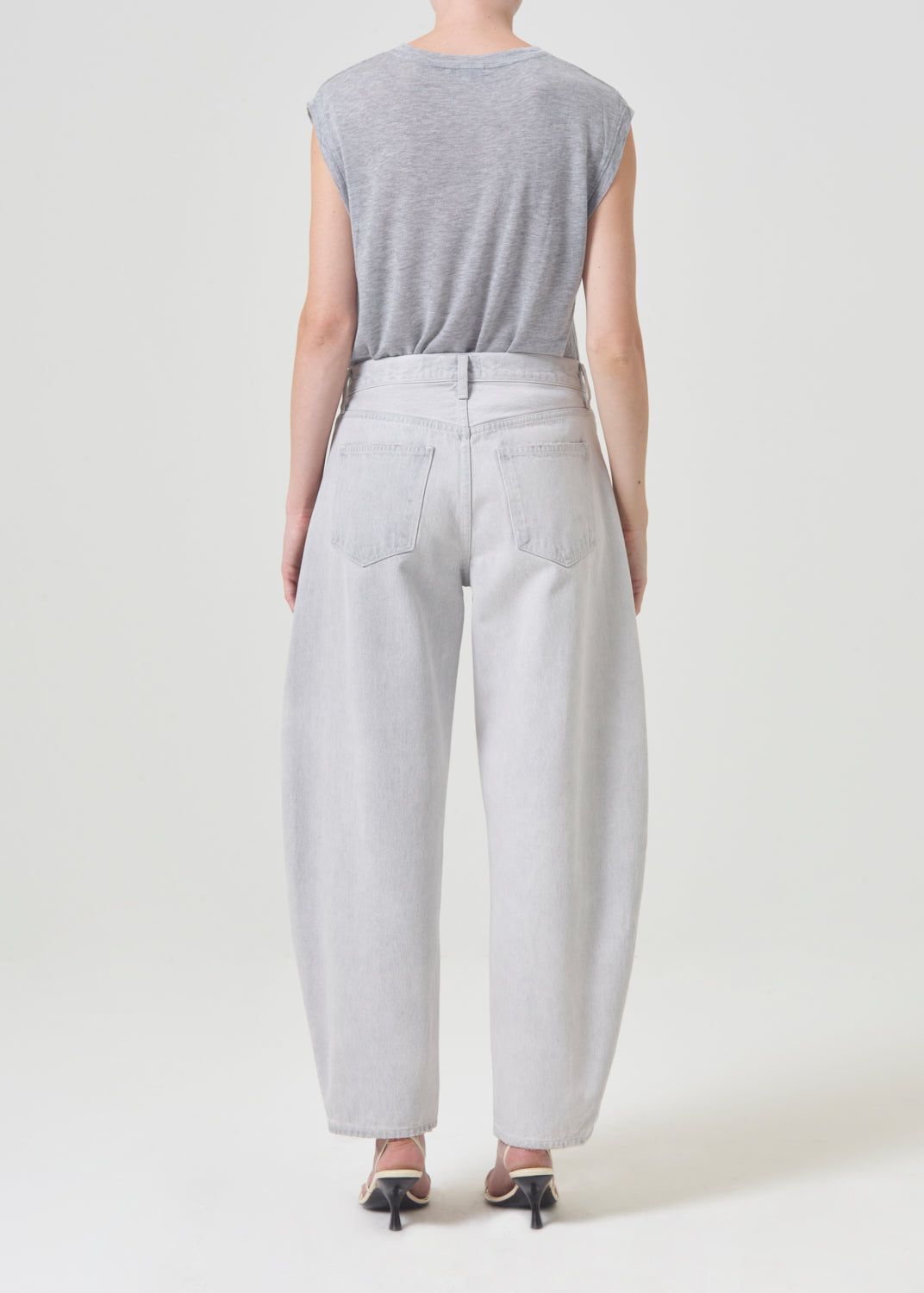 Hauts Agolde Raya Muscle Tee Femme Grise | ORDNM-7581