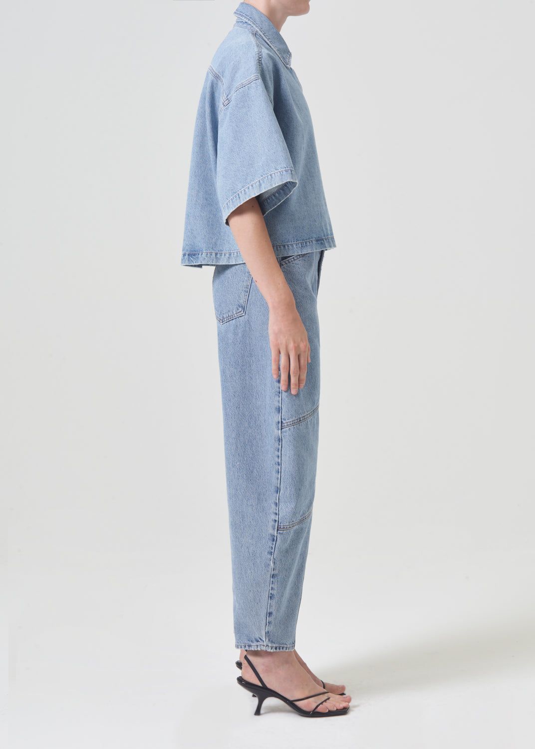 Hauts Agolde Rona Box Shirt Femme Effect | LABRN-8624