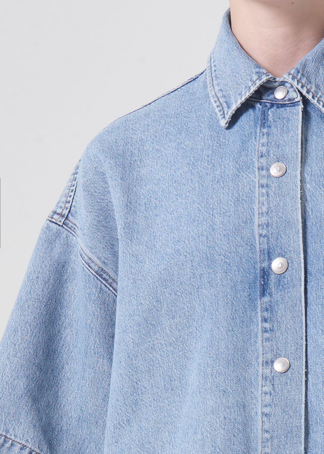 Hauts Agolde Rona Box Shirt Femme Effect | LABRN-8624