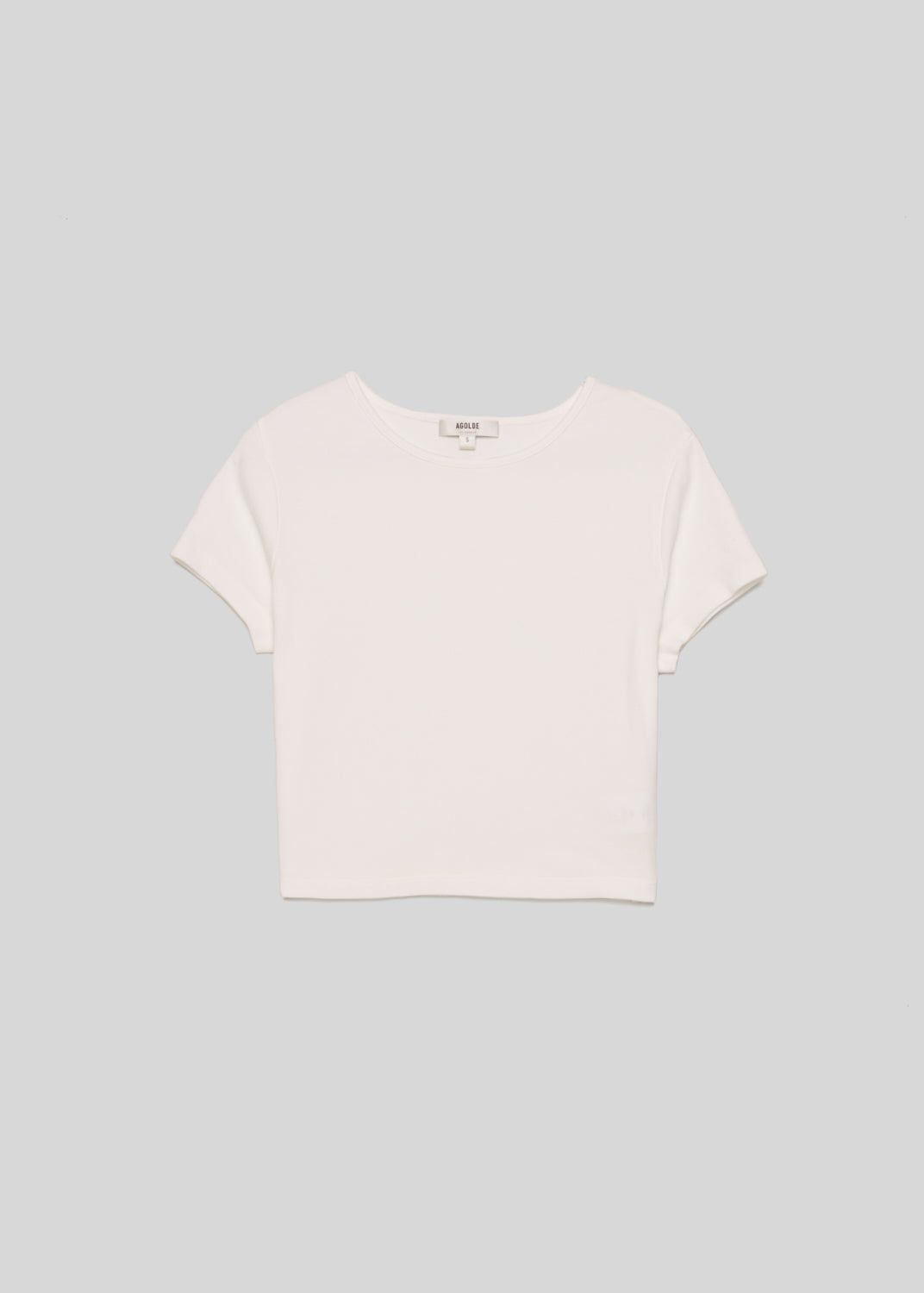 Hauts Agolde Savannah Tee Femme Blanche | JXEZI-3164