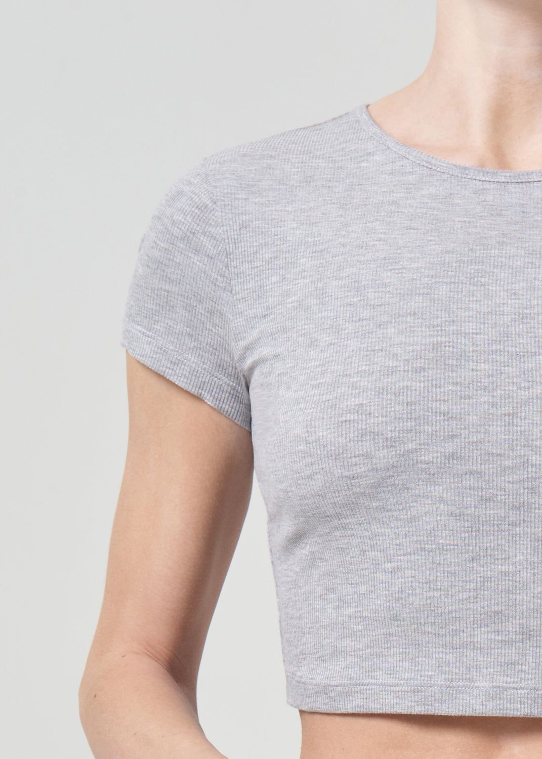 Hauts Agolde Savannah Tee Femme Grise | TVLZD-4357