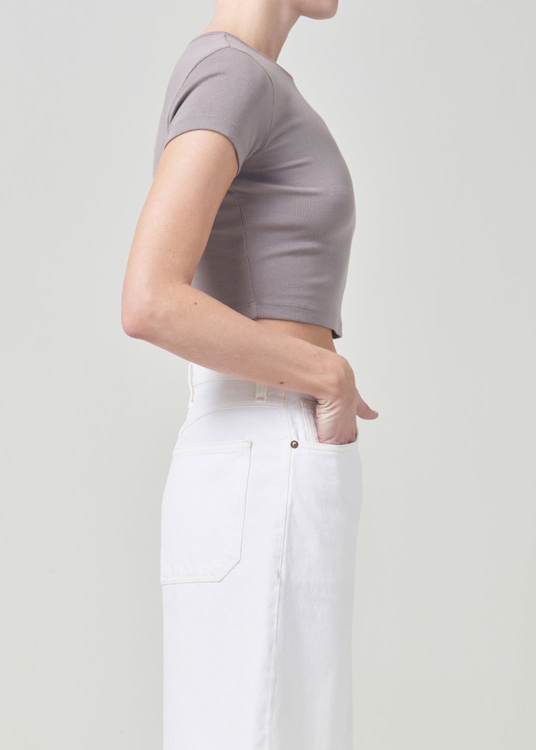 Hauts Agolde Savannah Tee Femme Shaker | VMALF-7864