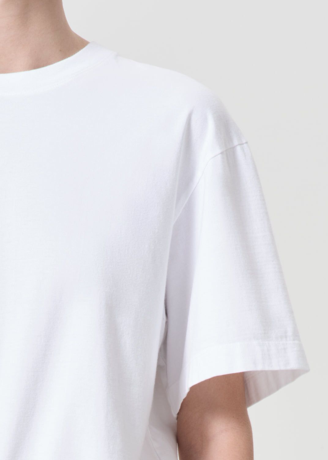 Hauts Agolde Sulma Drop Shoulder Tee Femme Blanche | HGDIC-1932
