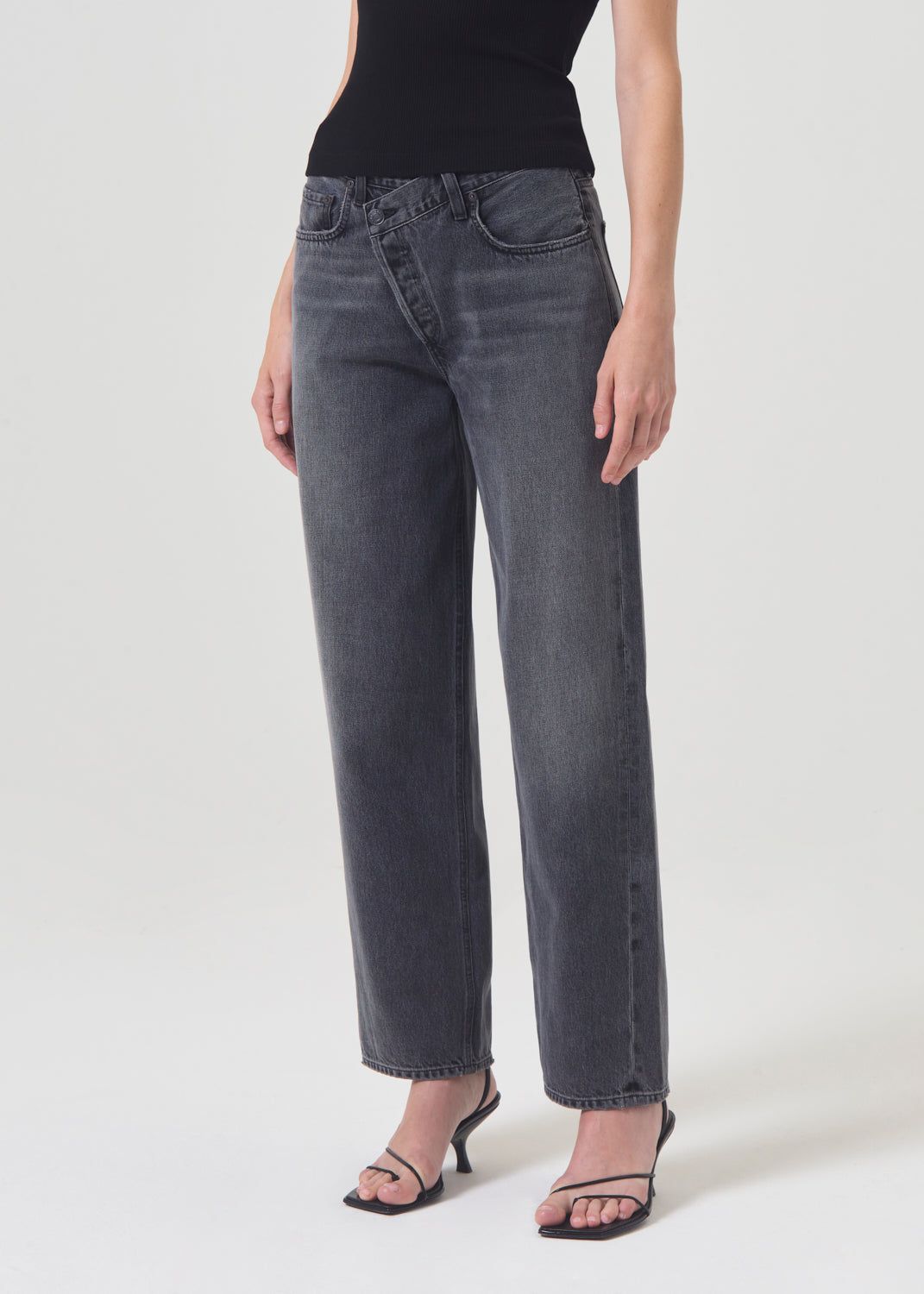 Jean Agolde Criss Cross Upsized Jean Femme Synchronize | UPOFZ-3492