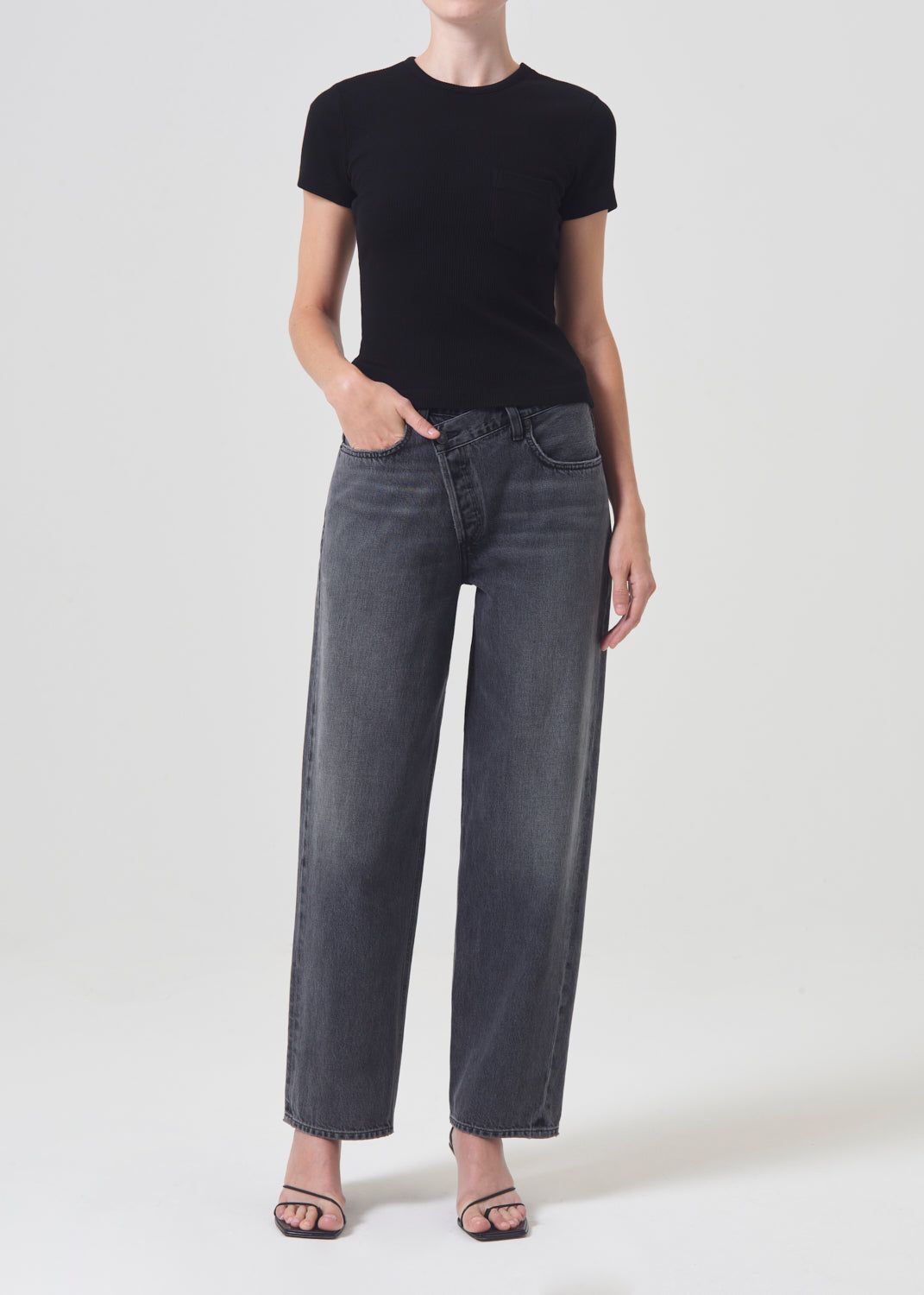 Jean Agolde Criss Cross Upsized Jean Femme Synchronize | UPOFZ-3492