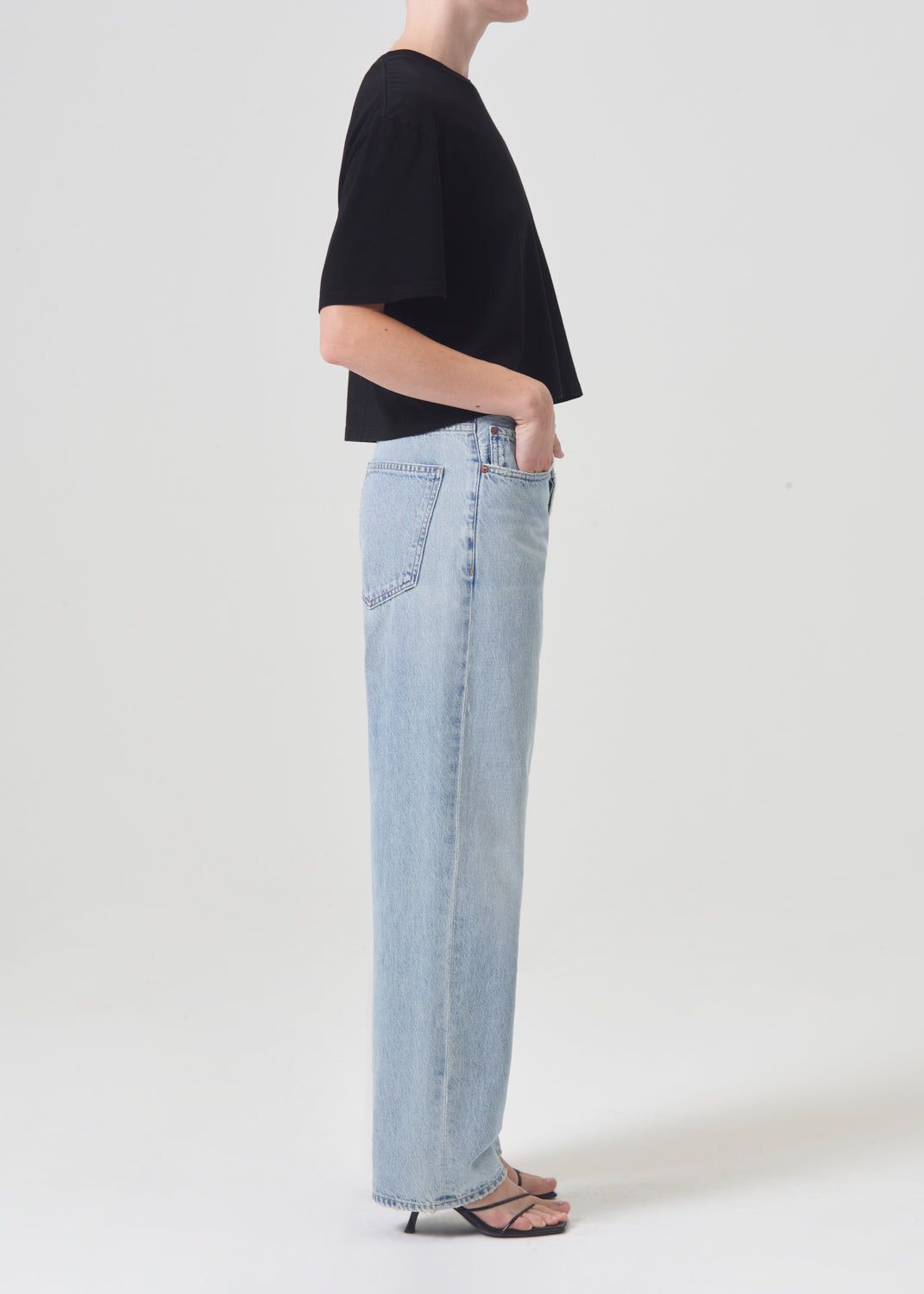 Jean Agolde Criss Cross Upsized Jean Femme Wired | WGTMS-0184