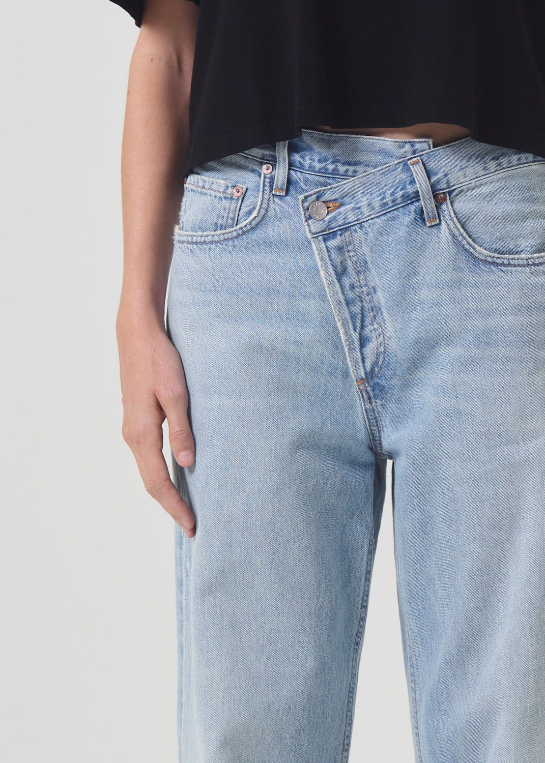 Jean Agolde Criss Cross Upsized Jean Femme Wired | WGTMS-0184