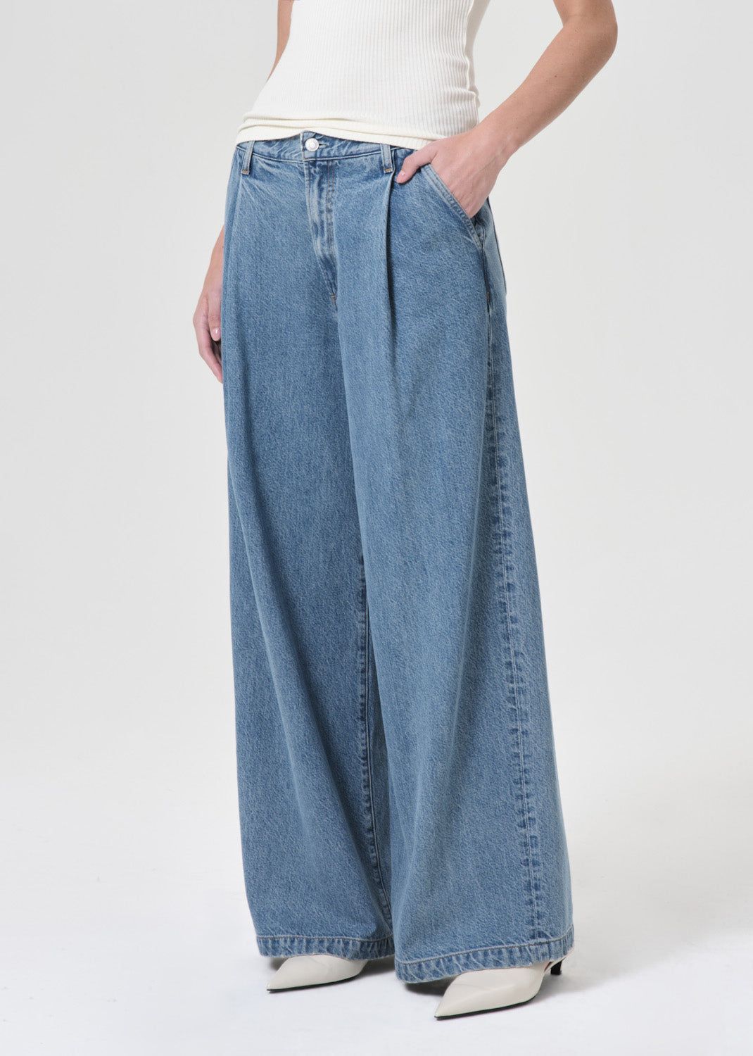 Jean Agolde Ellis Trouser Femme Baffle | KZWRQ-7312