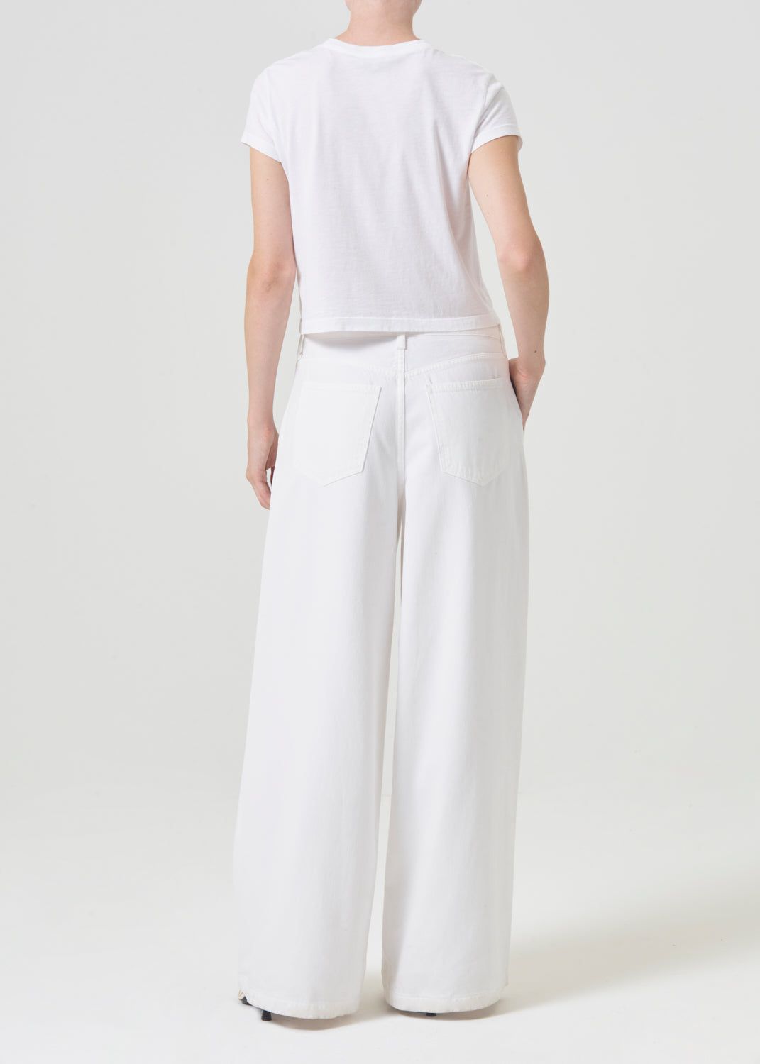 Jean Agolde Ellis Trouser Femme Milkshake | YKPLA-6081
