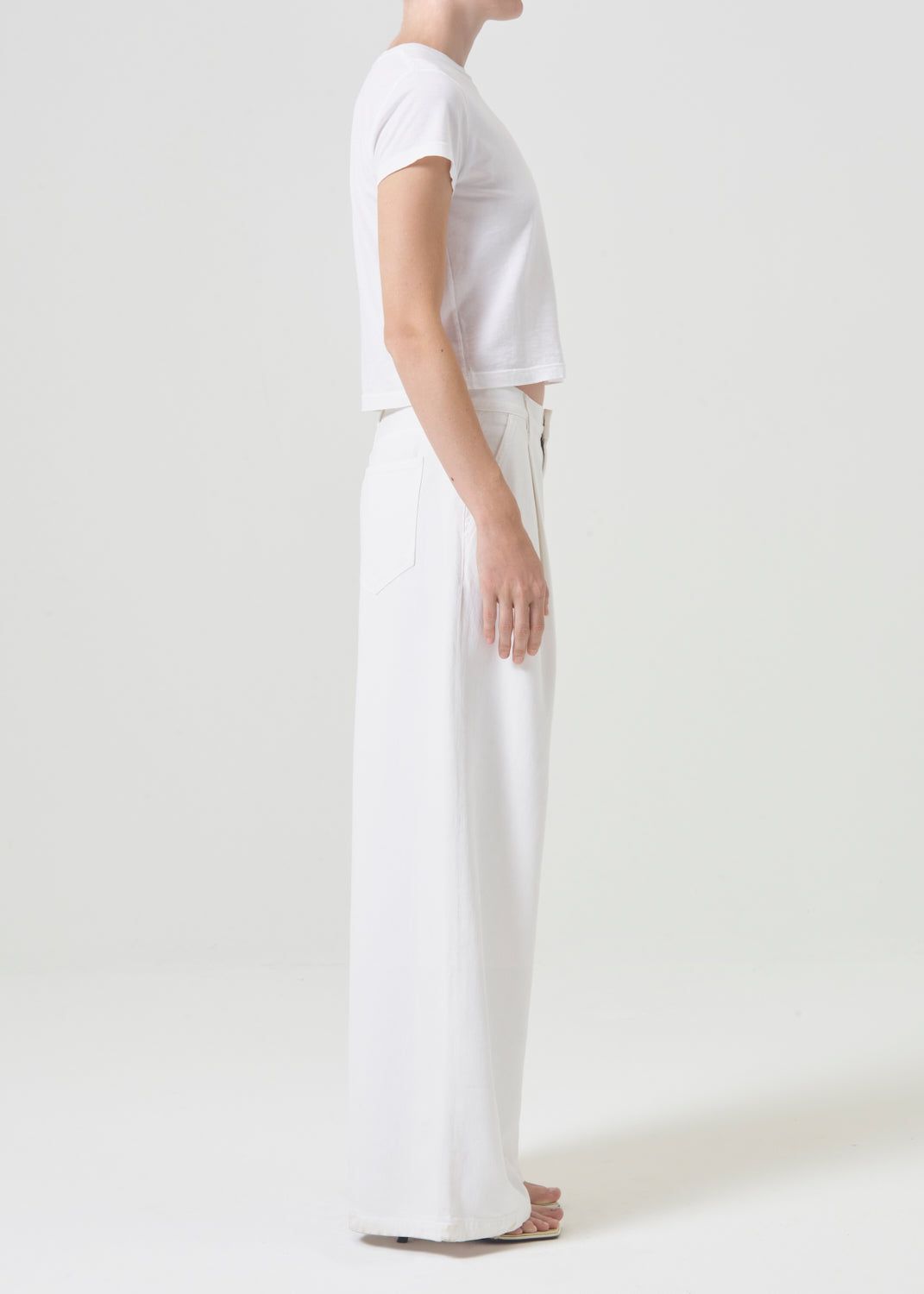 Jean Agolde Ellis Trouser Femme Milkshake | YKPLA-6081