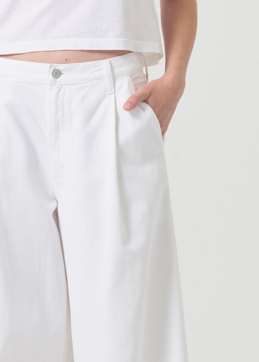 Jean Agolde Ellis Trouser Femme Milkshake | YKPLA-6081