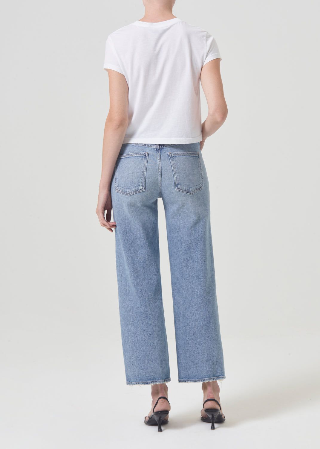 Jean Agolde Harper Crop Jean Femme Hassle | UJZQW-0349