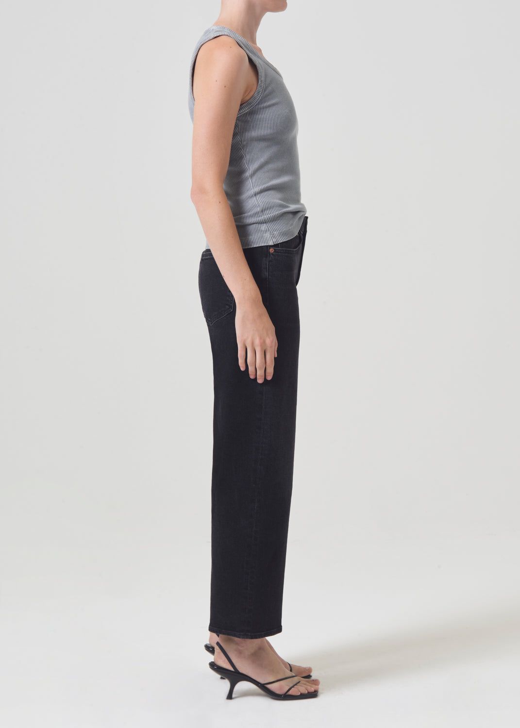 Jean Agolde Harper Crop Jean Femme Hush | LRPVO-7841
