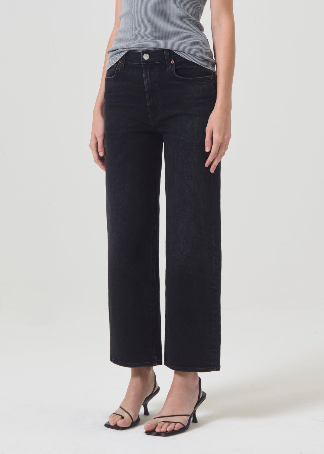 Jean Agolde Harper Crop Jean Femme Hush | LRPVO-7841