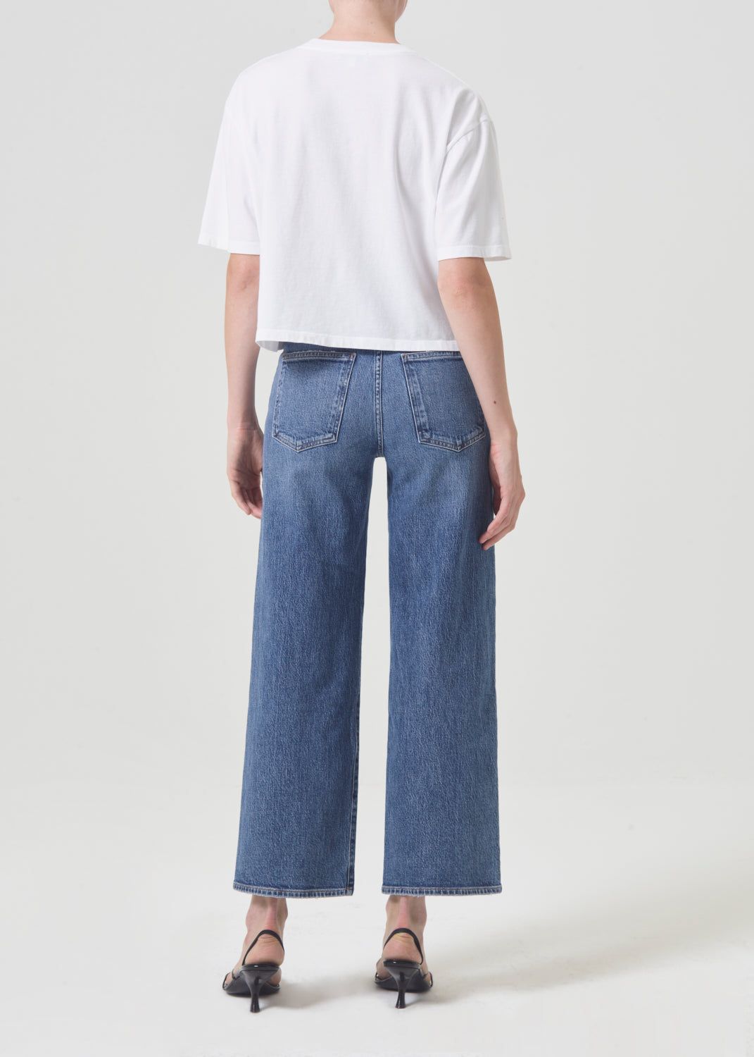 Jean Agolde Harper Crop Jean Femme Moor | LVQTE-4280