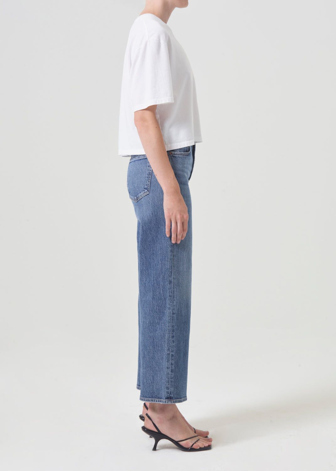 Jean Agolde Harper Crop Jean Femme Moor | LVQTE-4280