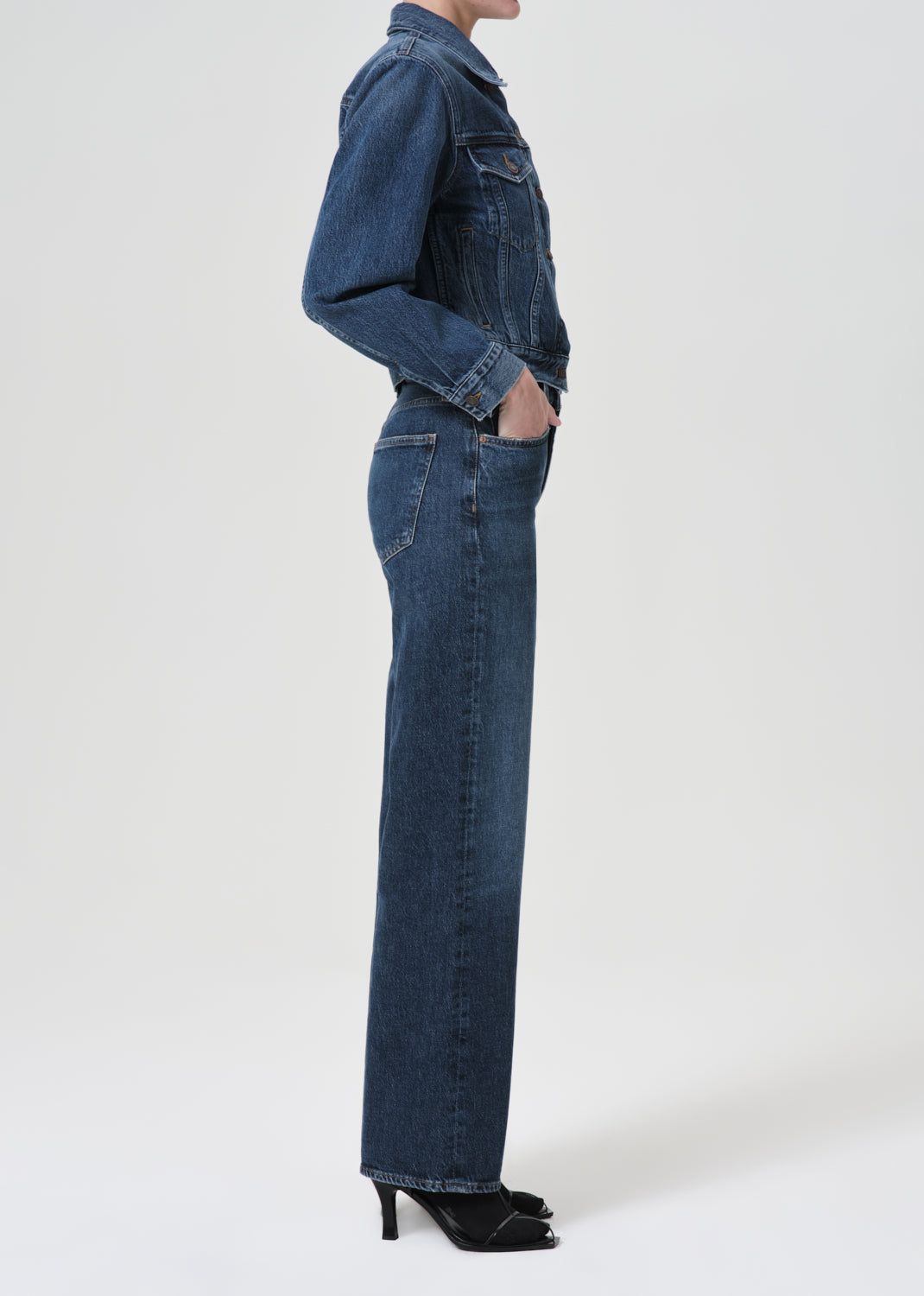 Jean Agolde Harper Straight Jean Stretch Femme Tempo | MNVKB-1692