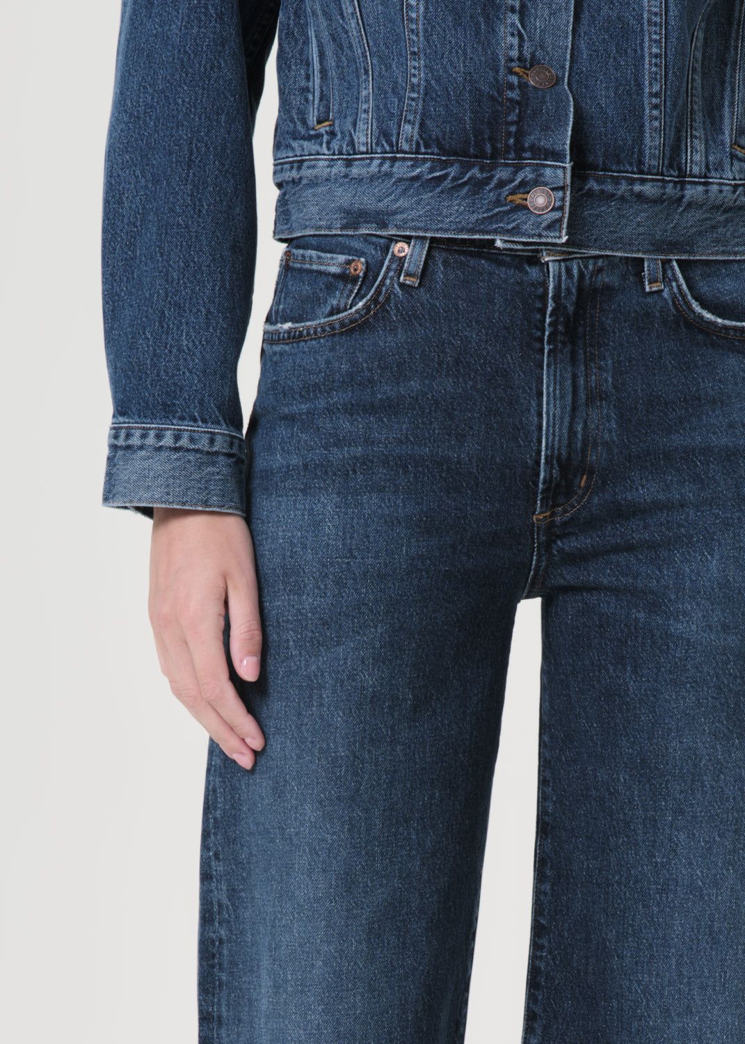 Jean Agolde Harper Straight Jean Stretch Femme Tempo | MNVKB-1692