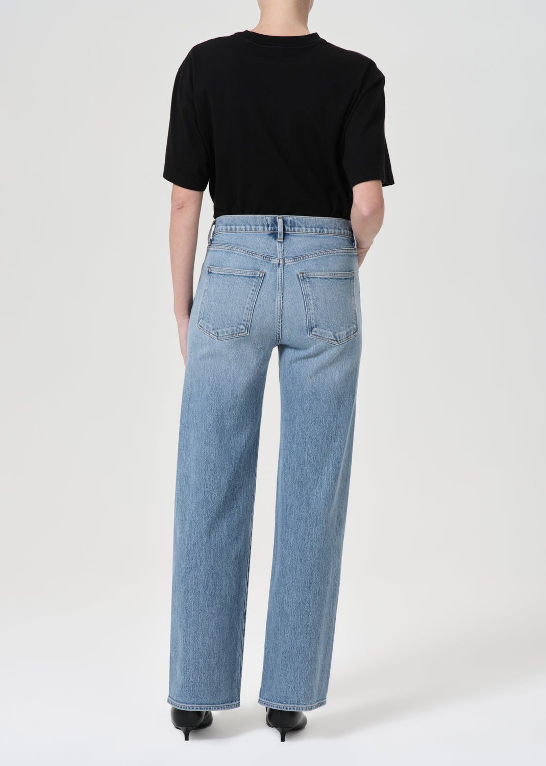Jean Agolde Harper Straight Jean Stretch Femme Flash | XNCRT-1327