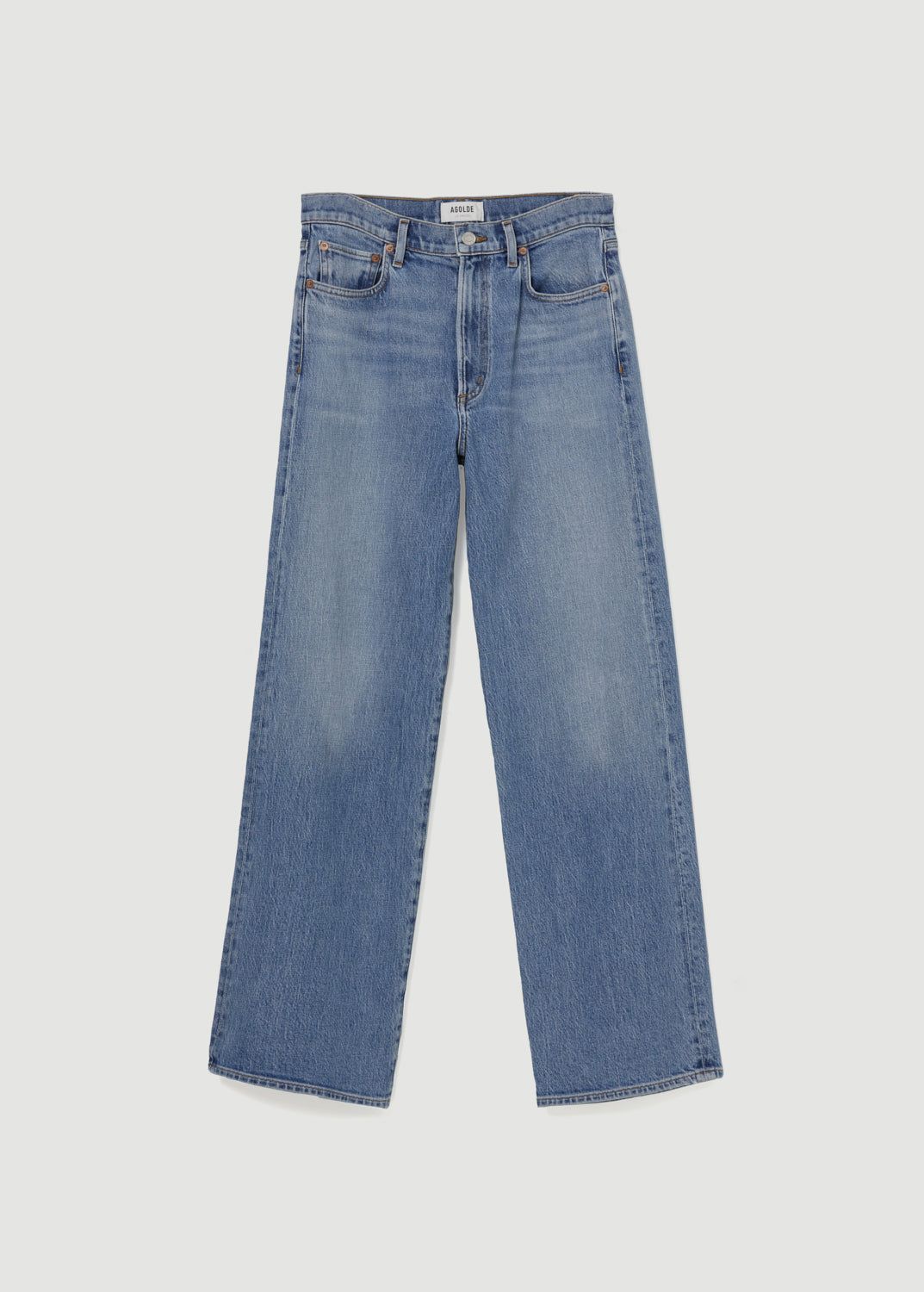 Jean Agolde Harper Straight Jean Stretch Femme Flash | XNCRT-1327