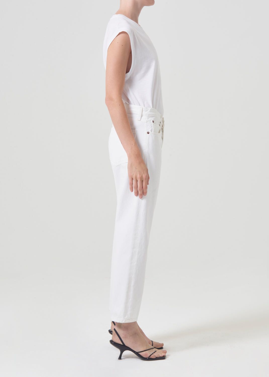 Jean Agolde Parker Jean Femme Milkshake | MQACZ-0748