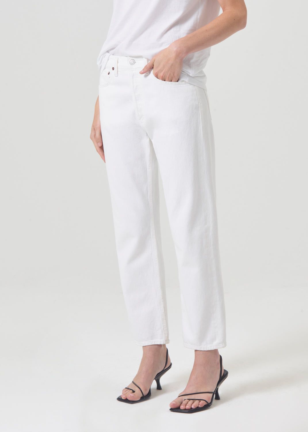 Jean Agolde Parker Jean Femme Milkshake | MQACZ-0748