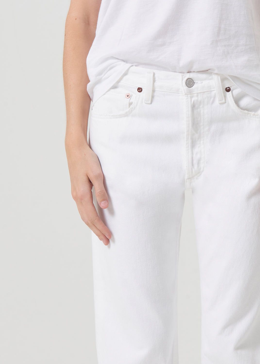Jean Agolde Parker Jean Femme Milkshake | MQACZ-0748