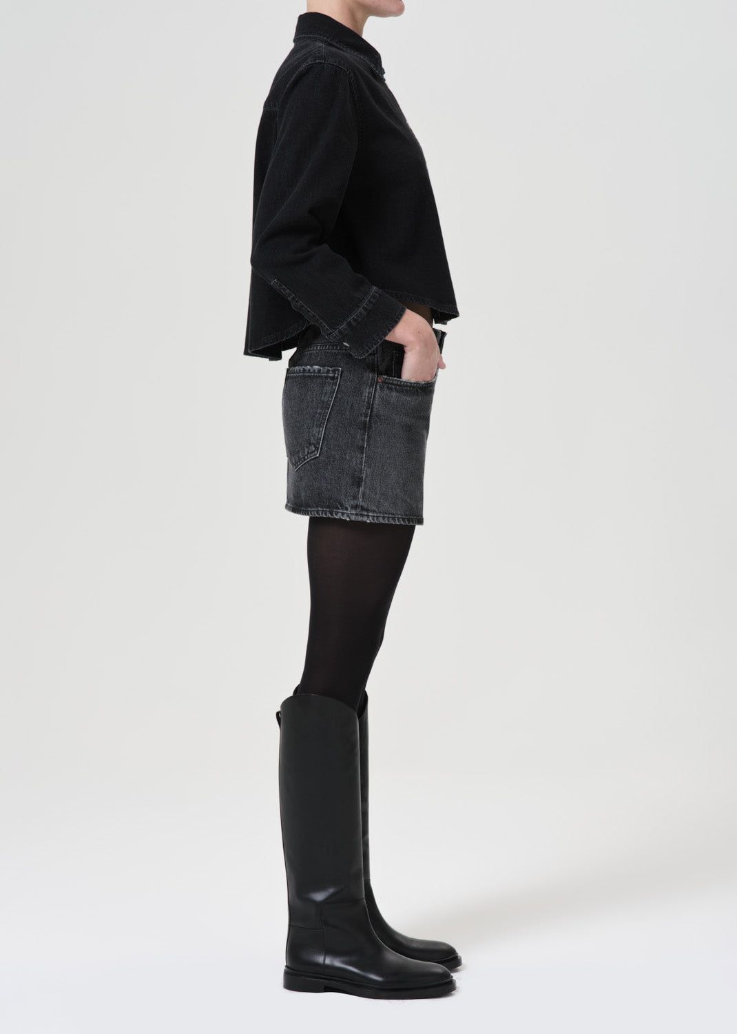 Jupes Agolde Alek Mini Femme Ditch | NQLUD-3461