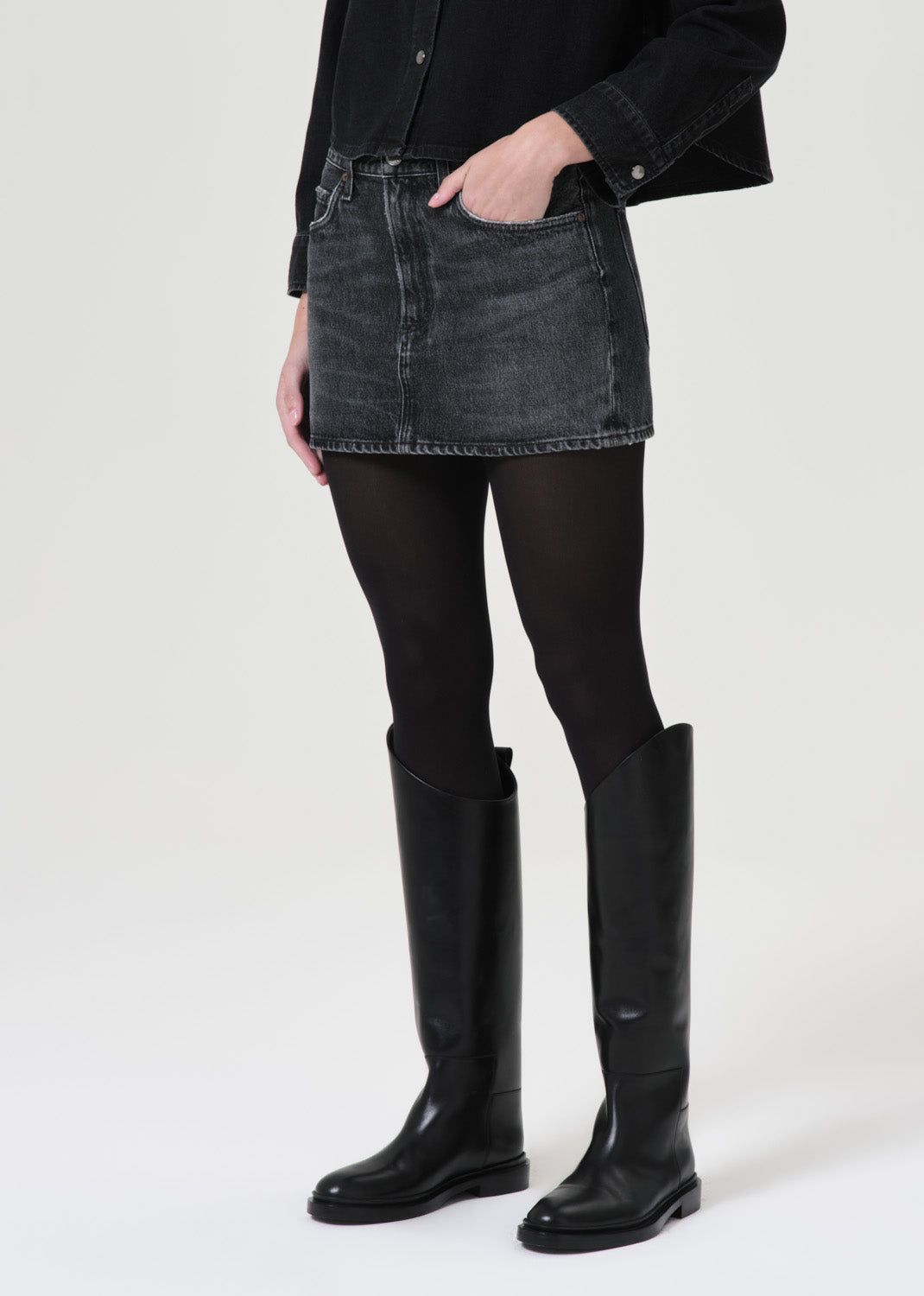 Jupes Agolde Alek Mini Femme Ditch | NQLUD-3461